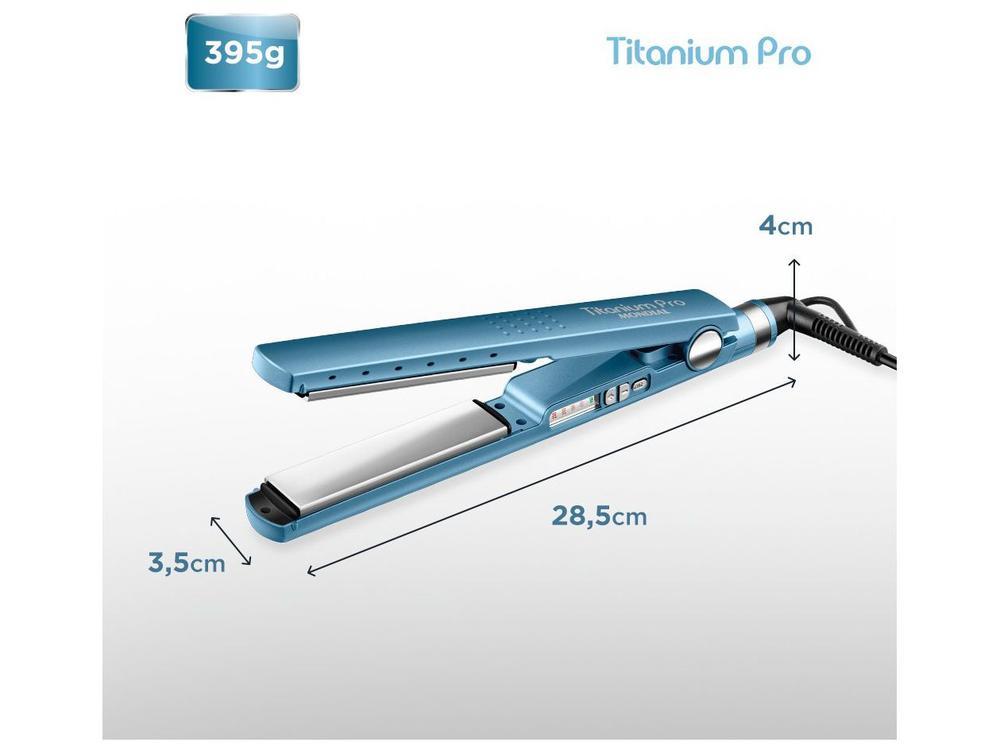 Chapinha/Prancha de Cabelo Mondial Titanium Pro - 6