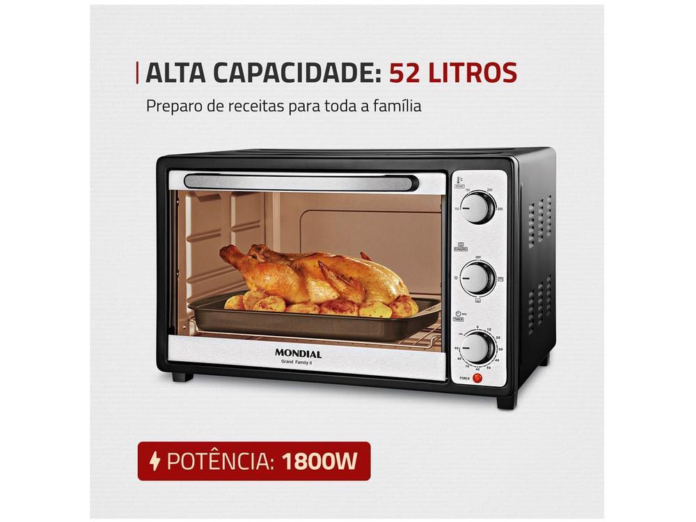 Forno Elétrico de Bancada Mondial com Timer - 4