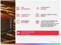 Forno Elétrico de Bancada Mondial com Timer - 10