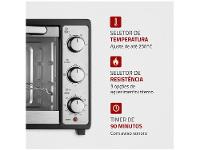 Forno Elétrico de Bancada Mondial com Timer - 6