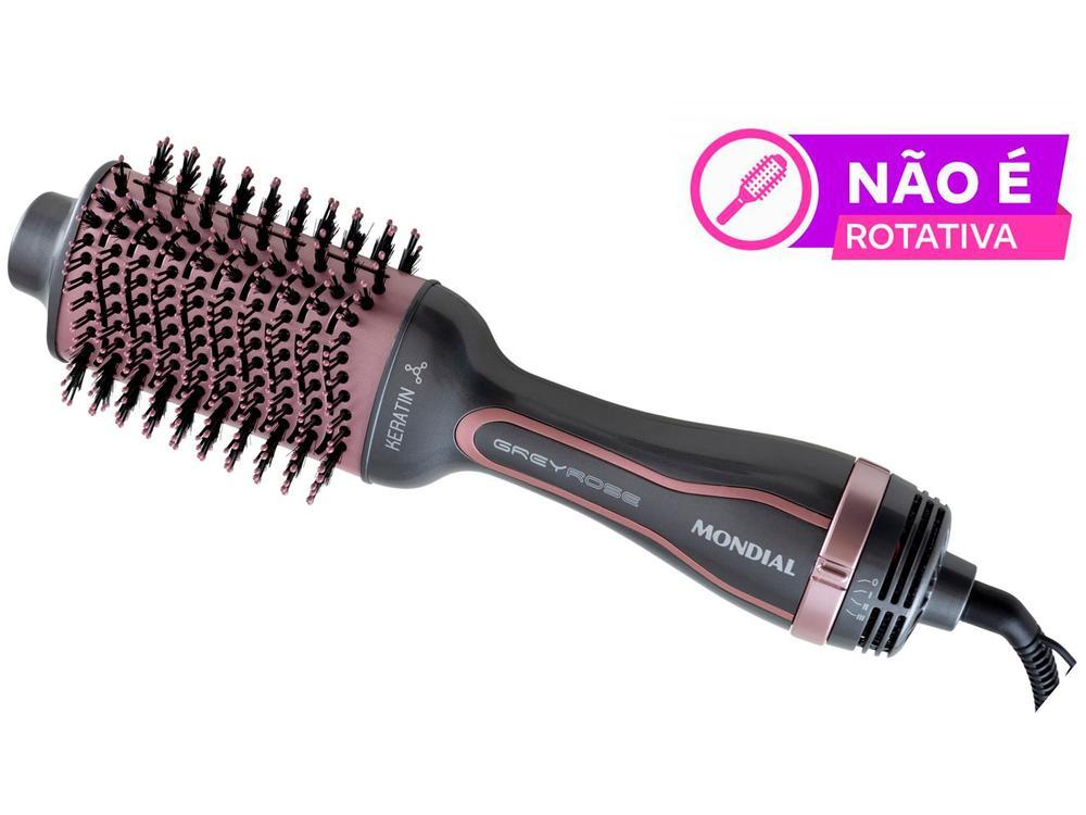 Escova Secadora Mondial Grey Rose Keratin - 2