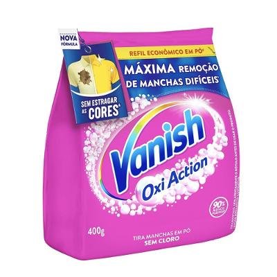 Tira Manchas em Pó Vanish Oxi Action para Roupas Coloridas Refil