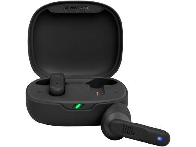 Fone de Ouvido Bluetooth JBL Wave Flex Intra-auricular com Microfone Preto