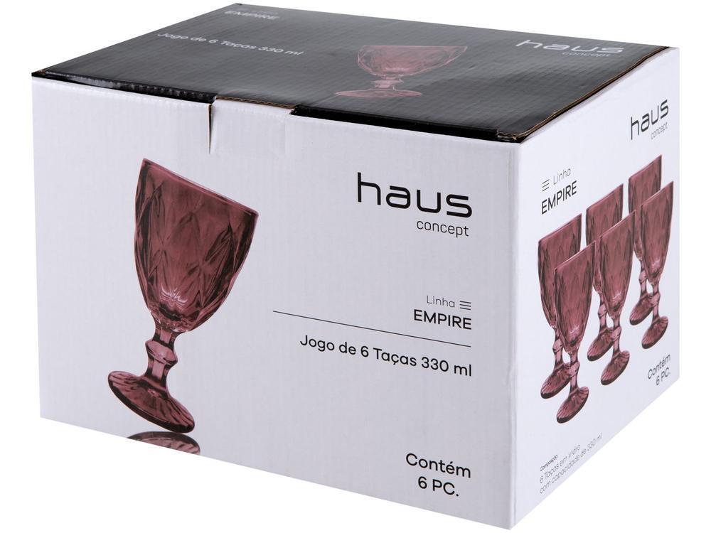 Jogo de Taças para Bebidas de Vidro 330ml - 6