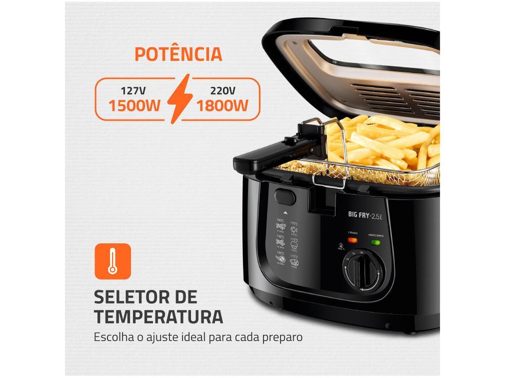 Fritadeira Elétrica com Óleo Mondial Big Fry FT-07 - 2