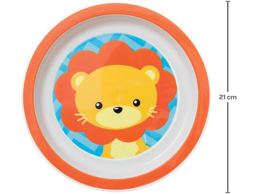 Kit Refeição Infantil Buba Animal Fun Leão  - 8