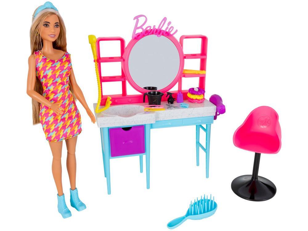Boneca Barbie Totally Hair Salão de Beleza - 1