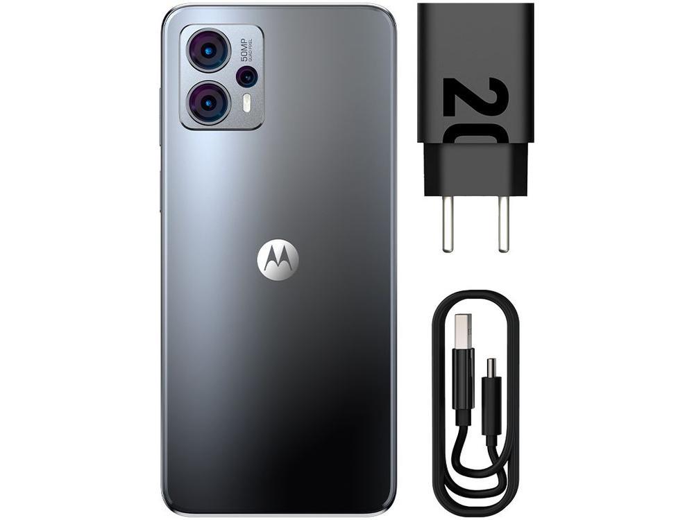 Smartphone Motorola Moto G23 128GB Grafite 4G Octa-Core 4GB RAM 6,5" Câm. Tripla + Selfie 16MP Dual Chip - 8