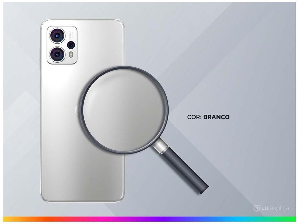 Smartphone Motorola Moto G23 128GB Branco 4G Octa-Core 4GB RAM 6,5" Câm. Tripla + Selfie 16MP Dual Chip - 3