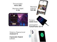 Smartphone Motorola Moto G23 128GB Branco 4G Octa-Core 4GB RAM 6,5" Câm. Tripla + Selfie 16MP Dual Chip - 5