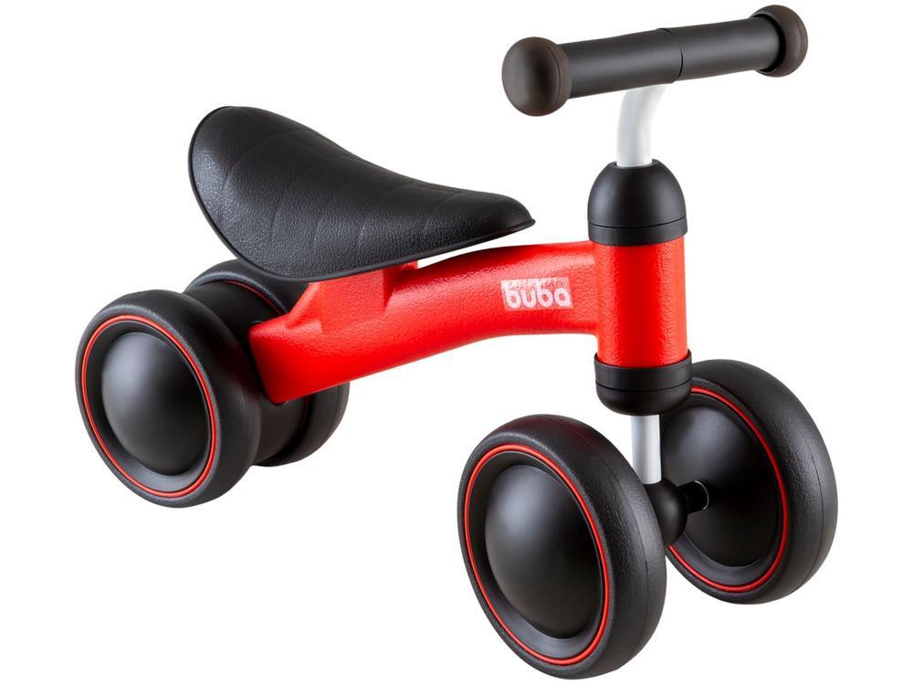 Bicicleta de Equilíbrio Infantil Buba 4 Rodas Vermelho - 1