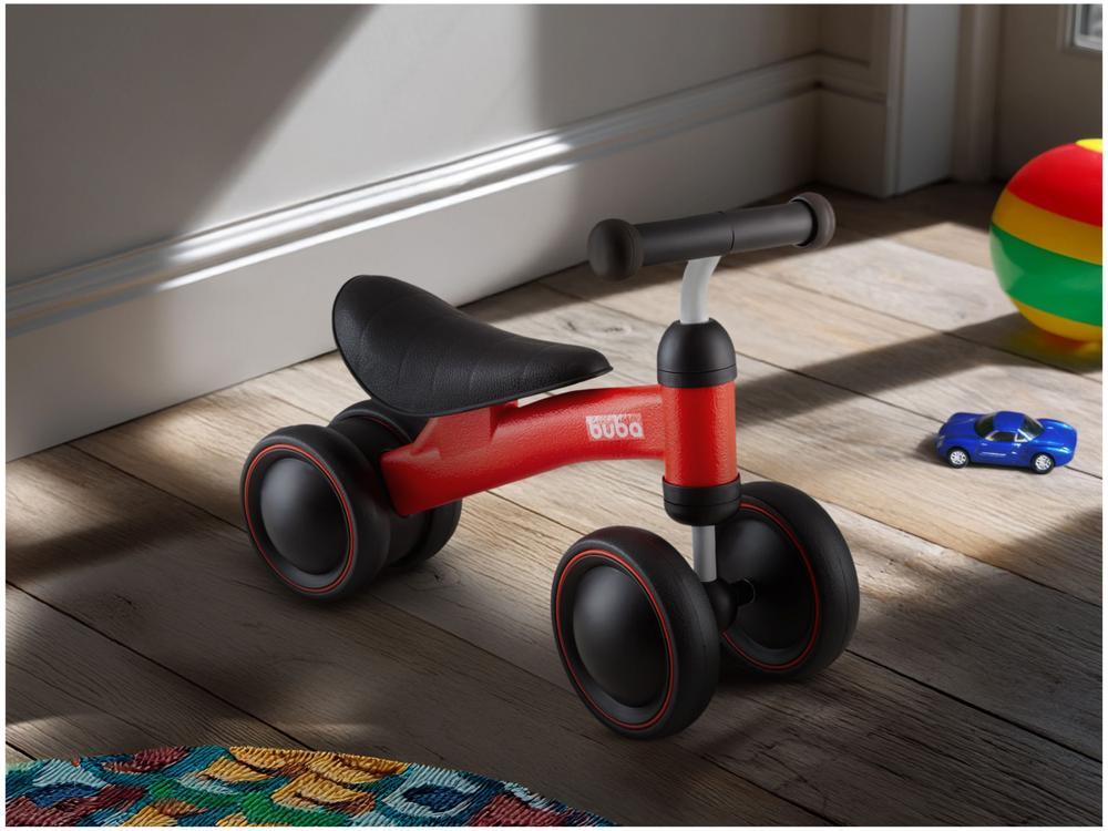 Bicicleta de Equilíbrio Infantil Buba 4 Rodas Vermelho - 3