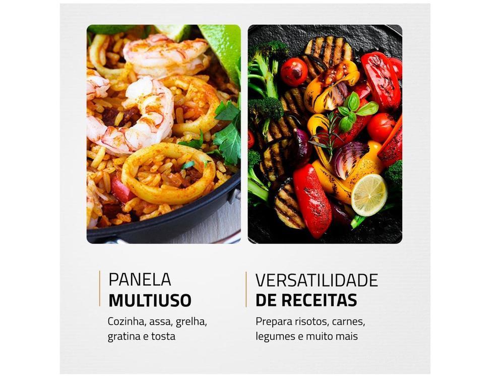 Panela Elétrica Multifuncional Grill Redonda - 3