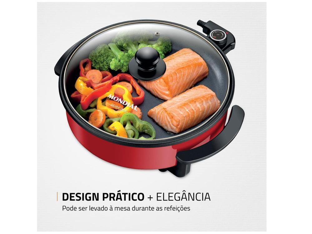 Panela Elétrica Multifuncional Grill Redonda - 5