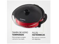 Panela Elétrica Multifuncional Grill Redonda - 6