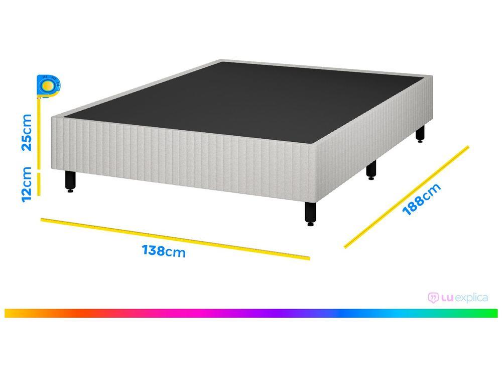 Base Cama Box Casal Plumatex 37x138x188cm - 6