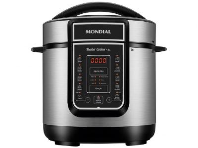Panela de Pressão Elétrica Digital Mondial 3L