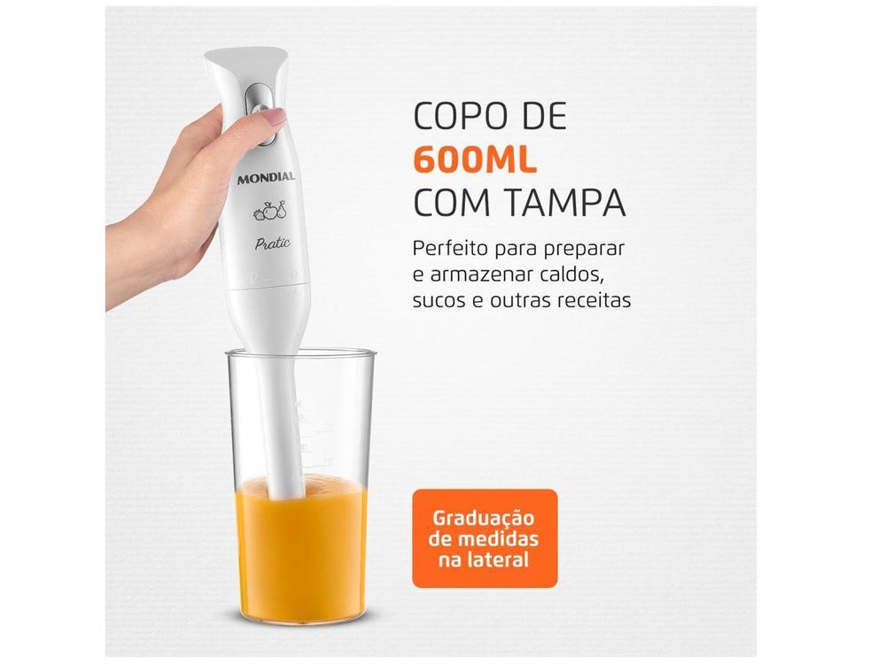 Mixer 2 em 1 Mondial 200W Branco M-15-W - 6