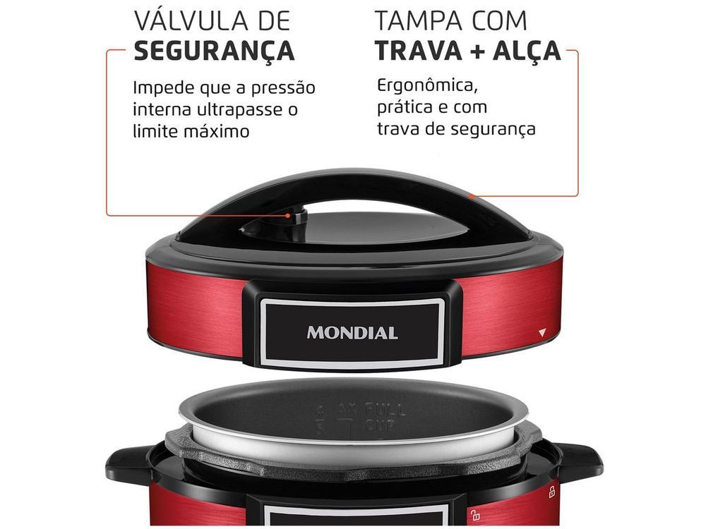 Panela de Pressão Elétrica Digital Mondial - 17