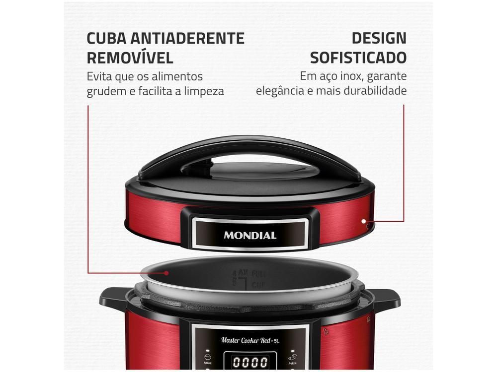 Panela de Pressão Elétrica Digital Mondial - 9