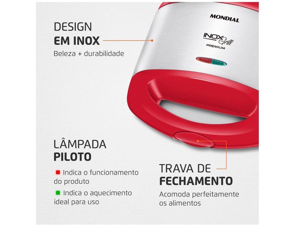 Sanduicheira Grill Mondial Premium S-19 - 13