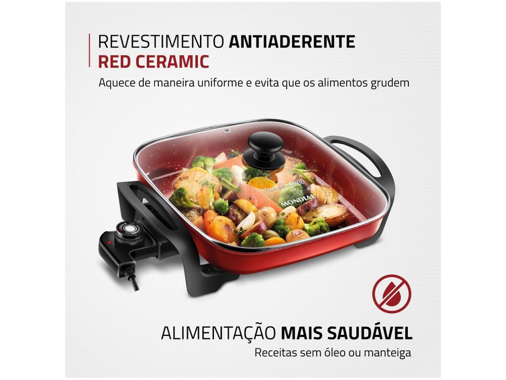 Panela Elétrica Multifuncional Quadrada Mondial - 2