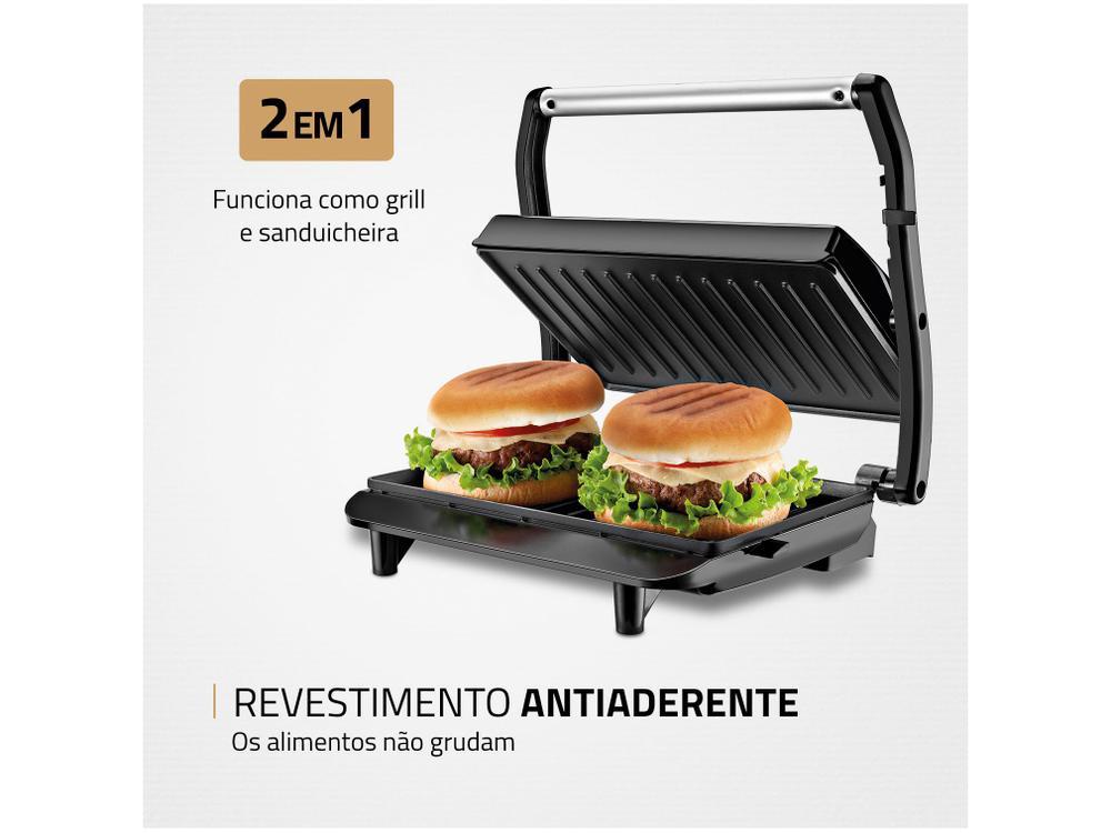 Grill Mondial PG-01 Master Press 2 em 1 Retangular - 11