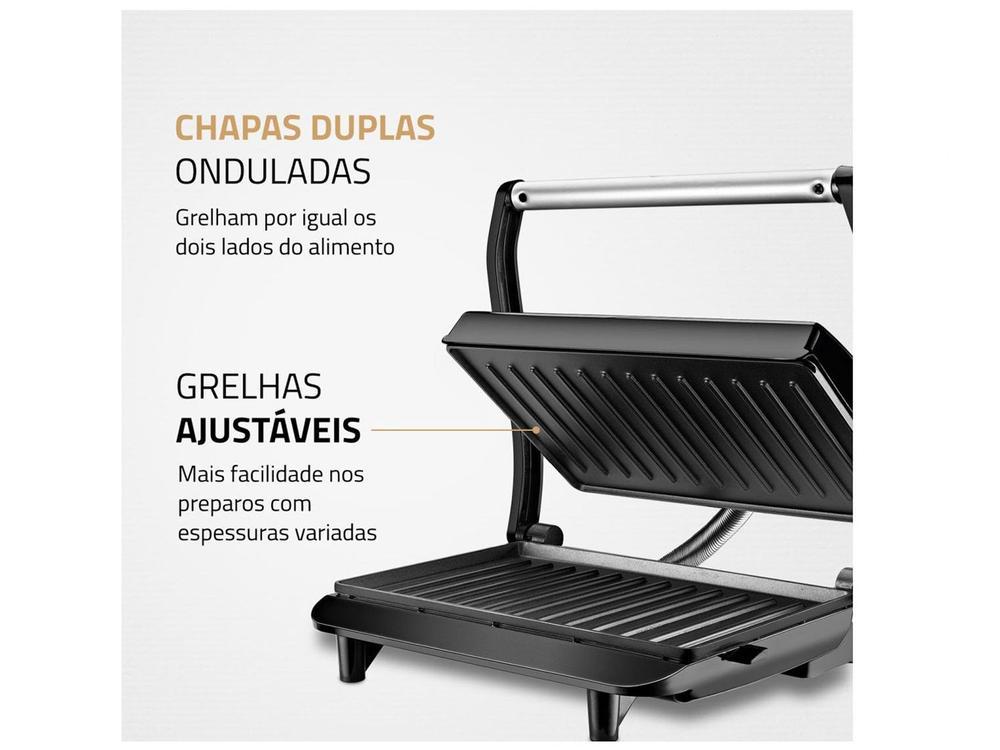 Grill Mondial PG-01 Master Press 2 em 1 Retangular - 6