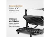 Grill Mondial PG-01 Master Press 2 em 1 Retangular - 13