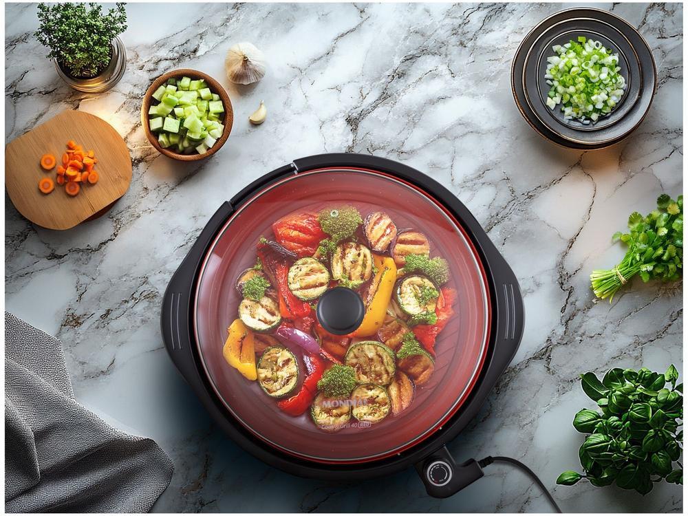 Grill Mondial G-03-RC Redondo 1270W Antiaderente - 9