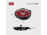 Grill Mondial G-03-RC Redondo 1270W Antiaderente - 10