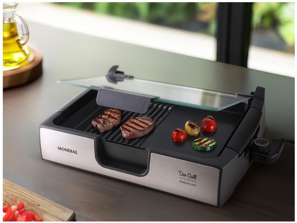 Grill Mondial Premium Due Retangular 1270W  - 7