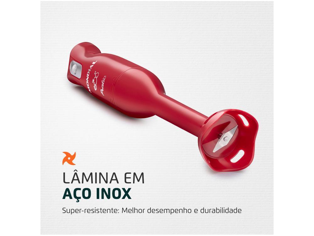 Mixer 2 em 1 Mondial 200W Vermelho M-15-R  - 11