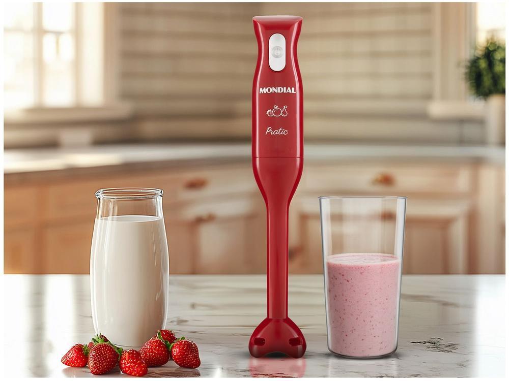 Mixer 2 em 1 Mondial 200W Vermelho M-15-R  - 3