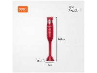 Mixer 2 em 1 Mondial 200W Vermelho M-15-R  - 9