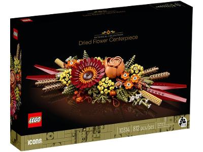 LEGO Centro de Mesa de Flores Secas 812 Peças