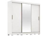 Guarda-roupa Casal com Espelho 3 Portas de Correr 6 Gavetas Demóbile Londres - 1