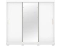 Guarda-roupa Casal com Espelho 3 Portas de Correr 6 Gavetas Demóbile Londres - 6