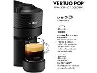 Cafeteira Espresso Nespresso Vertuo Pop Preto - 26