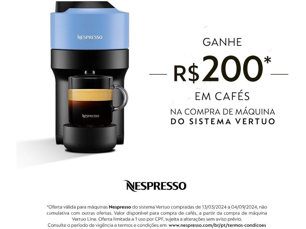 Cafeteira Espresso Nespresso Vertuo Pop Azul - 10