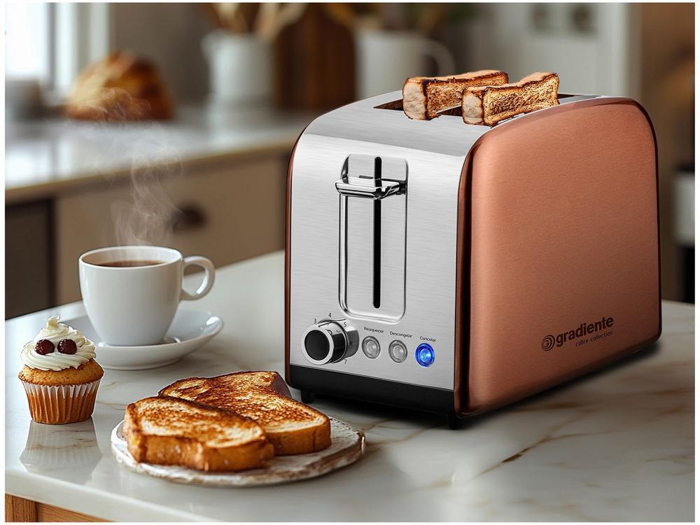 Torradeira Gradiente Excellence Cobre Inox - 2
