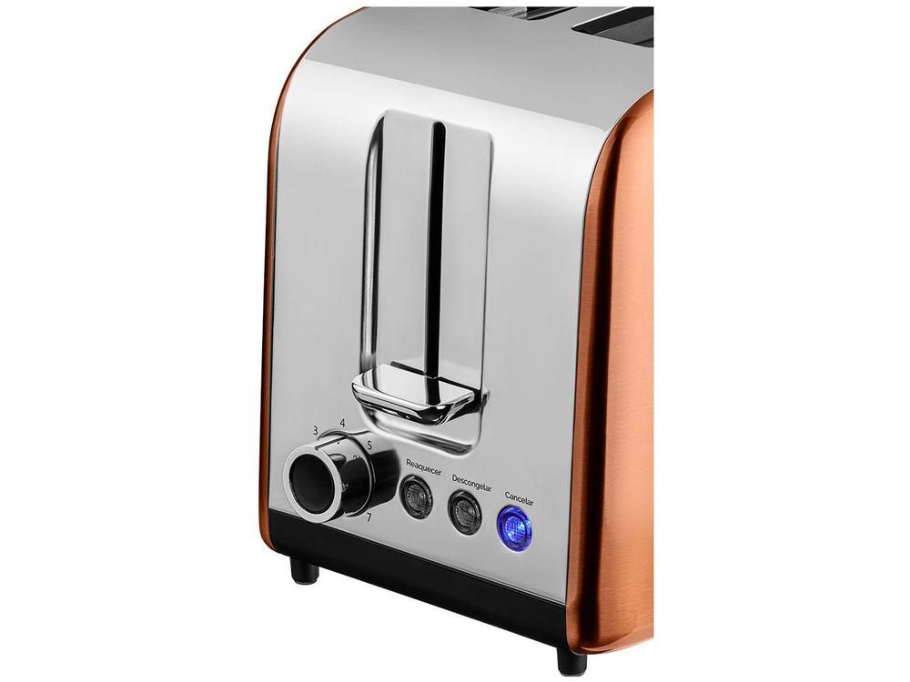 Torradeira Gradiente Excellence Cobre Inox - 7