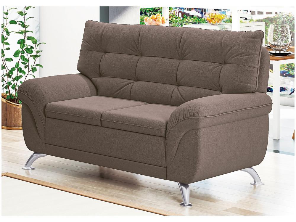 Sofá 2 Lugares Suede Atrium Linoforte - 5