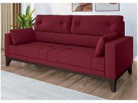 Sofá 4 Lugares Suede Cannes Linoforte - 1