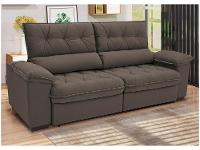 Sofá Retrátil Reclinável 3 Lugares Suede Hannover Linoforte - 7