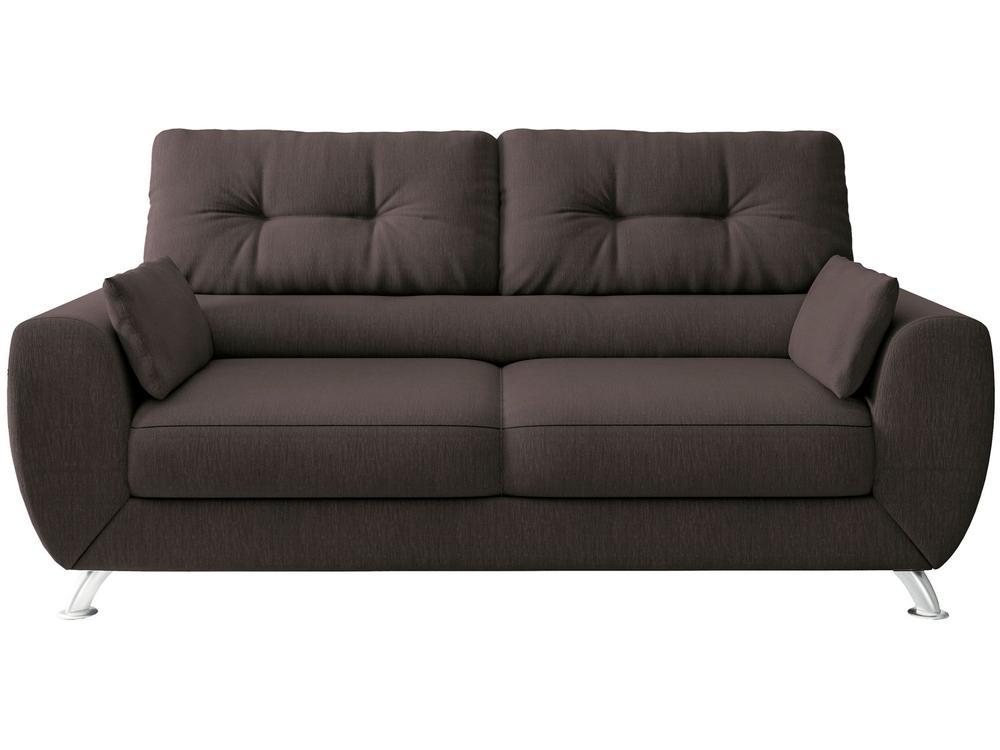 Sofá 3 Lugares Suede Amarilis Linoforte - 5