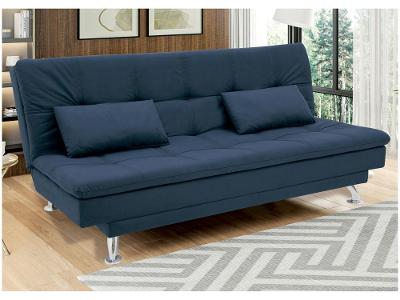 Sofá-cama Casal Reclinável Suede Linoforte Yasmin