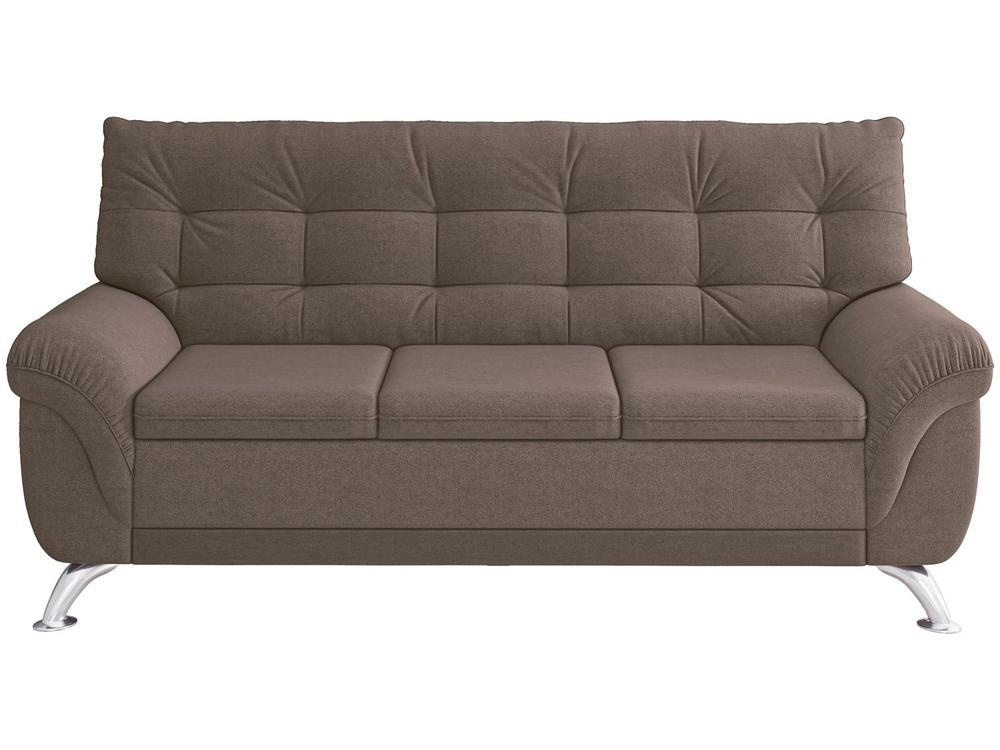 Sofá 3 Lugares Suede Atrium Linoforte - 5