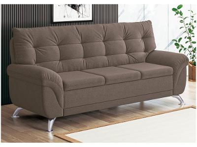 Sofá 3 Lugares Suede Atrium Linoforte