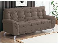 Sofá 3 Lugares Suede Atrium Linoforte - 1